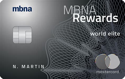 mbna rewards mastercard benefits